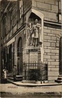 1914 Eperjes, Presov; Az eperjesi vértanúk emlékműve. Divald Károly fia kiadása / martyrs' monument (EB)