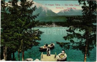 1911 Tátra, Magas-Tátra, Vysoké Tatry; Csorba-tó / Csorba-See / Strbské pleso / lake