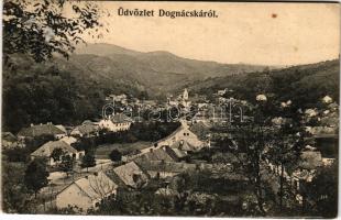 1911 Dognácska, Dognatschka, Dognecea; látkép / general view (EK)