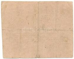 1849. július 16. Rozsnyó 6kr "Rozsnyó bánya város pénztári utalványa", rózsaszín papíron, ...