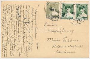 1929 Segesvár, Schässburg, Sighisoara; látkép, vasútállomás / general view, railway station. photo (...