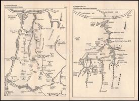 Szlovákiai sípályák térképvázlatai, 9 db kétoldalas lap, kisebb lapszéli sérüléssel, 29x20 cm