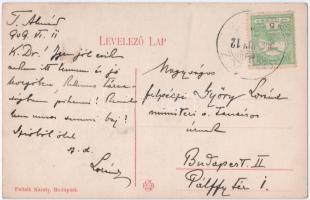 1909 Tótalmád, Tót-Jablonya, Slovenská Jablonica, Jablon; Báró Baich Milán kastélya / castle (EK)