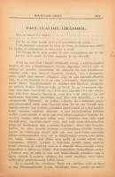 1921 Magyar Írás. Az új művészet folyóirata. Szerkeszti és kiadja: Raith Tivadar. I. évf. Teljes évf...