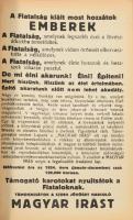 1921 Magyar Írás. Az új művészet folyóirata. Szerkeszti és kiadja: Raith Tivadar. I. évf. Teljes évf...