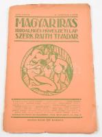 1922 Magyar Írás. Az új művészet folyóirata. Szerkeszti és kiadja: Raith Tivadar. II. évf. Teljes év...