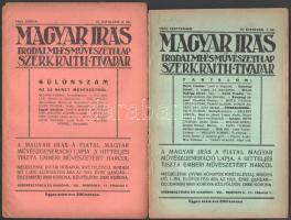1923 Magyar Írás. Az új művészet folyóirata. Szerkeszti és kiadja: Raith Tivadar. III. évf. Egy szám...