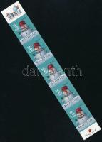 2018 Karácsony kisív ívszéli felirattal és vonalkóddal