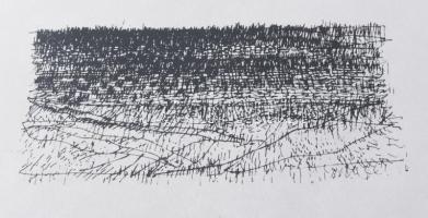 Barcsay Jenő (1900-1988): Táj. Szitanyomat, papír, jelzett. Művészpéldány E.A. VII/XV számozással). ...