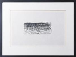 Barcsay Jenő (1900-1988): Táj. Szitanyomat, papír, jelzett. Művészpéldány E.A. VII/XV számozással). ...