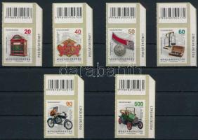 2018 Postatörténet sor ívszéli felirattal és vonalkóddal (8.360)