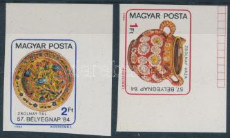 1984 Bélyegnap ívsarki vágott sor