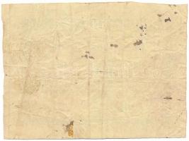 1849. július 16. Rozsnyó 10kr "Rozsnyó bánya város pénztári utalványa" T:F, folt