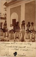 1922 Rafna, Raffna, Ramna; helyiek népviseletben / Transylvanian folklore. photo (EB)