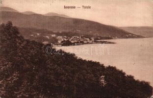 3 db régi dalmáciai képeslap (Dubrovnik, Lovran és Bolzano)