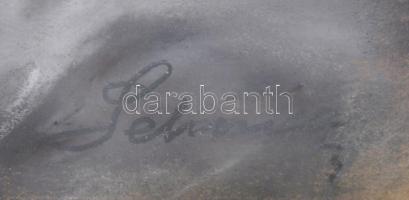 Lehoczky András (1927-): Csendélet. Pasztell, papír. Jelezve jobbra lent. Üvegezett fakeretben. 38×2...