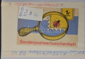 NDK 30 db klf bélyegfüzet, fényképalbumban