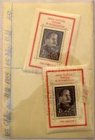 Magyar blokk gyűjtemény az 1939-1989 közötti időszakból 2 db fényképalbumban, dobozban