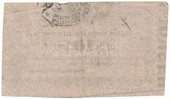 1860. Miskolc 10kr "Miskolcz város utalványa" bélyegzéssel, értékjelzés "10" vas...