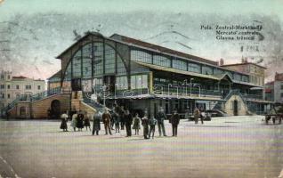 5 db régi városképes lap a Monarchia területéről (Hainburg, Pola, Vöslau, Kitzbühel és Graz)