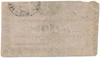 1860. Miskolc 10kr "Miskolcz város utalványa" bélyegzéssel, értékjelzés "10" vas...