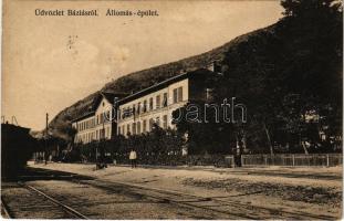 1910 Báziás, vasútállomás / railway station (fl)