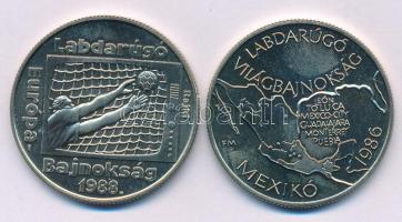 1985. 100Ft alpakka "Labdarúgó Világbajnokság 1986. - Mexikó térkép" kapszulában + 1988. 1...