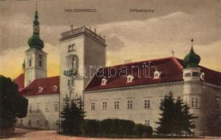 3 db régi osztrák városképes lap (Bruck an der Leitha, Heiligenkreuz)