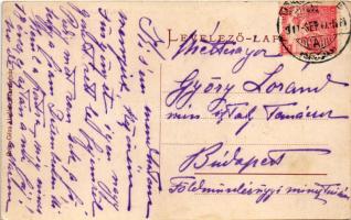 1917 Marosújvár, Uioara, Ocna Mures; Teleki Ádám gróf kastélya és borpincéje. Grün Géza kiadása. Gró...