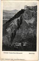 1907 Saskőváralja, Sásovské Podhradie (Garamszentkereszt, Ziar nad Hronom); Saskő vára. Koralevszki Árpád kiadása / Sásovsky hrad / castle ruins (EK)