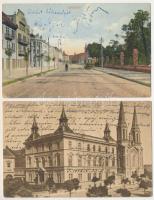 Temesvár, Timisoara; - 2 db RÉGI város képeslap / 2 pre-1945 town-view postcards