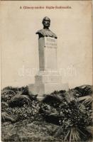 1930 Hajdúszoboszló, Hajdú-Szoboszló; Gönczy Pál szobra (fl)