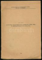 Gaál László: Az Esterházy hercegi hitbizomány gazdálkodása (1930-1940) II. költségelőirányzat és jövedelmezőség. Különlenyomat az Agrártörténeti Szemle 1972. évi 3-4. számából. Bp., 1973, Akadémiai-ny.,475-518 p. Kiadói papírkötés, szakadozott borítóval.