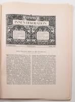 Innendekoration. [Kozma Lajos szám - Kozma Lajos által dedikált.] Die Gesamte Wohnungskunst in Bild ...