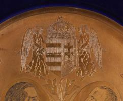 1937  III. Emanuel olasz király és etiópiai császár és Horthy Miklós kormányzó arcképével díszített ...