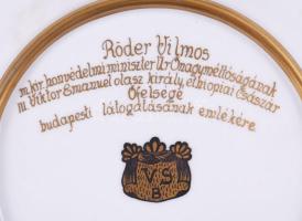 1937  III. Emanuel olasz király és etiópiai császár és Horthy Miklós kormányzó arcképével díszített ...