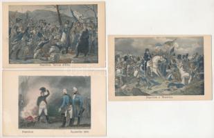 NAPOLEON - 5 db RÉGI képeslap. B.K.W.I. 310.5-9. / 5 pre-1945 postcards
