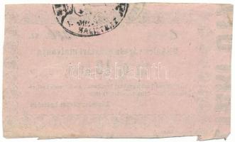 1860. Miskolc 10kr "Miskolcz város utalványa" bélyegzéssel, "12" után nincs pont...