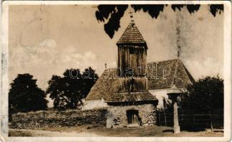 1942 Gelence, Ghelinta; 600 éves római katolikus templom. Lénárd fényképész kiadása / 600 years old Catholic church (fl)