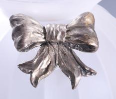 Robean Italy savmaratott üveg váza, fém szerelékkel, jelzett, hibátlan, m: 36 cm