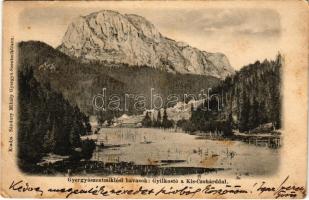 1908 Gyergyószentmiklósi-havasok, Muntii Giurgeului; Gyilkos-tó és Kis Cohárd. Sándory Mihály kiadás...