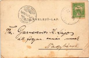 1908 Gyergyószentmiklósi-havasok, Muntii Giurgeului; Gyilkos-tó és Kis Cohárd. Sándory Mihály kiadás...