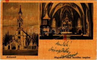 Kolozsvár, Cluj; Magyar úti római katolikus templom, belső. Röckel felvétele / Catholic church, interior (EK)