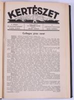 1935-1936 A Kertészet c. folyóirat IX. és X. évfolyamai egybekötve. Szerk.: Kerekes Lajos, Jécsai Lá...