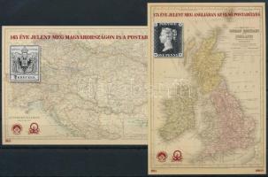 2015 175 éve jelent meg Angliában az első postabélyeg + 165 éve jelent megy Magyarországon is a postabélyeg emlékívpár, az egyik ajándék a katalógus vásárlóinak