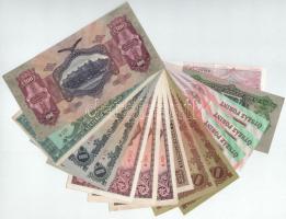 15db-os, főleg magyar Pengő és Forint bankjegytétel, közte 2006. 500Ft "1956-os forradalom"...