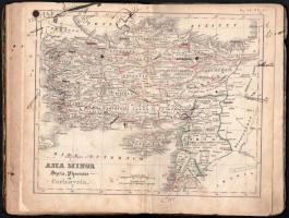 cca 1830 Arnz, [Josef]: Atlas der Alten Welt in 16 illuminirten Karten. Nach den besten Hülfsmitteln...