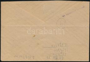 1946 (5. díjszabás) Távolsági levél 100P bérmentesítéssel Budapestről Bajára, portózva 1000P értékbe...