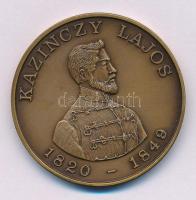 Bognár György (1944-) 1990. "Kazinczy Lajos 1820-1849 / Az Aradi Vértanúk Emlékére - 1990 Gyöngyös" kétoldalas bronz emlékérem (42,5mm) T:AU Adamo GS9