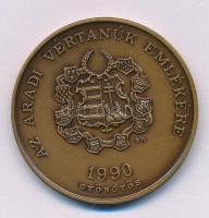 Bognár György (1944-) 1990. "Kazinczy Lajos 1820-1849 / Az Aradi Vértanúk Emlékére - 1990 Gyöng...